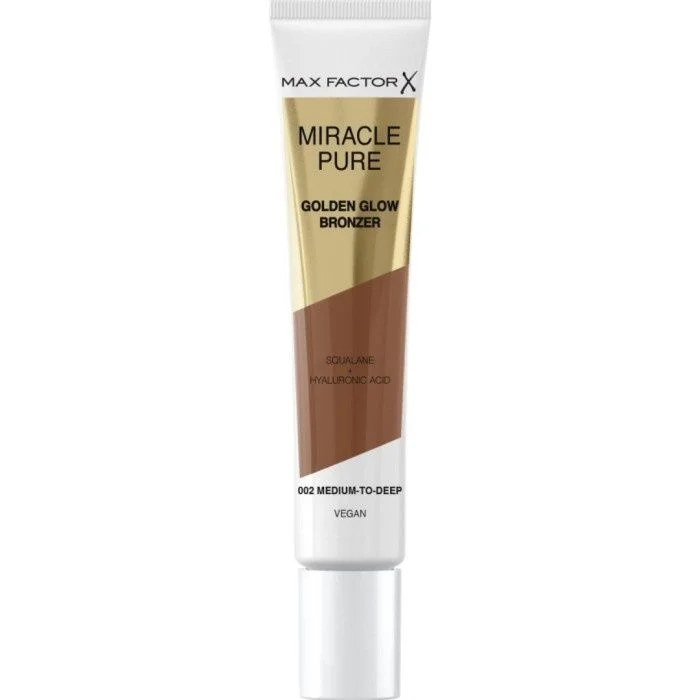 Max Factor Miracle Pure Golden Glow Bronzer 002 Medium To Deep 15 ml v:3221133 Max Factor Miracle Pure Golden Glow Bronzer 002 Medium To Deep 15 ml v:3221133
