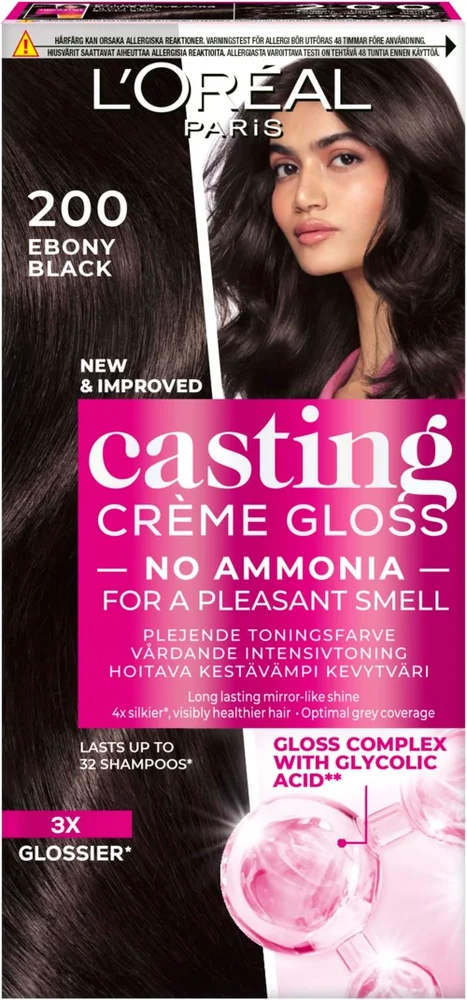 Loreal Paris Casting Crème Gloss 200 Ebony Black v:7600774 Loreal Paris Casting Crème Gloss 200 Ebony Black v:7600774