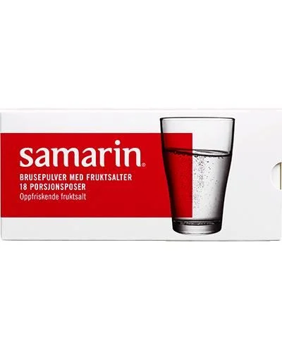 Samarin Fruktsalt Bruspulver 18stk v:3538121