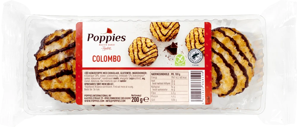 Nordthy Kokostopper m/kakaostriper, glutenfri – 200 g v:5345378