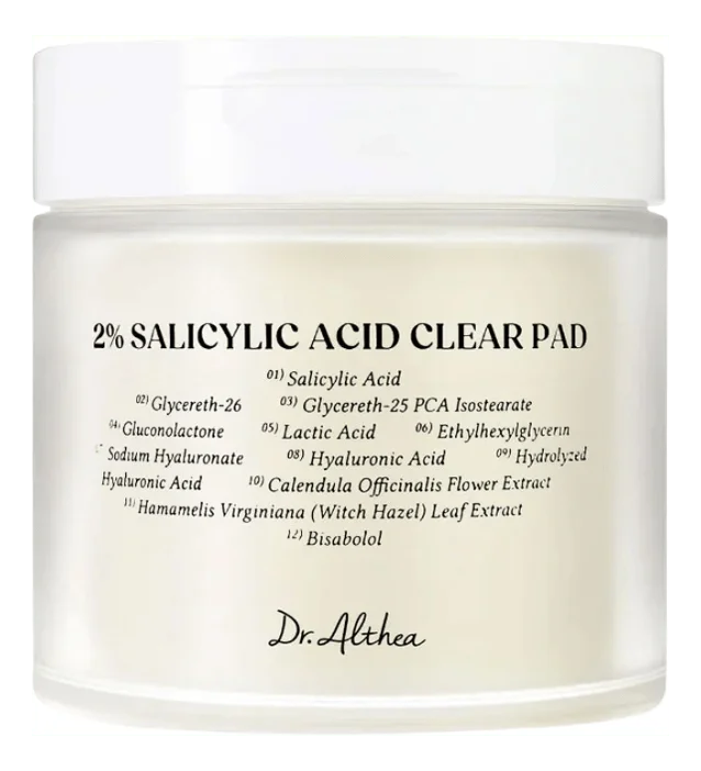 Dr. Althea 2% Salicylic Acid Clear Pad – 60 stk. v:3298693