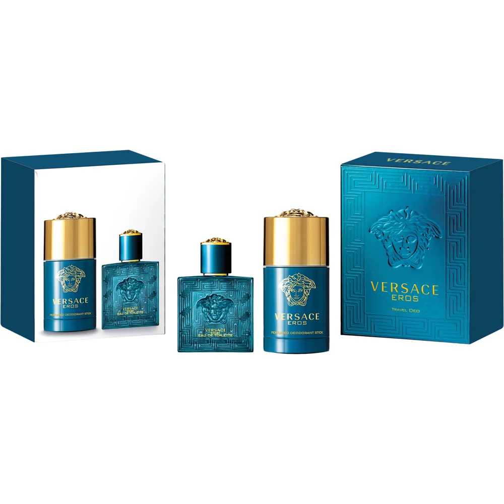 Eros Pour Homme Gift Set, EdT 50ml + Deo Stick 75ml v:6622925