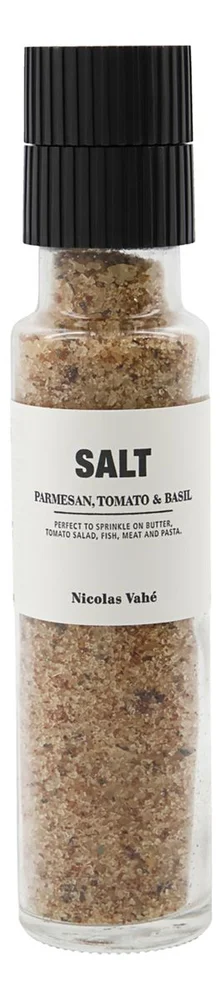 Salt fra Nicolas Vahé med parmesan, tomat og basilikum – 300 g. v:6666626 Salt fra Nicolas Vahé med parmesan, tomat og basilikum – 300 g. v:6666626