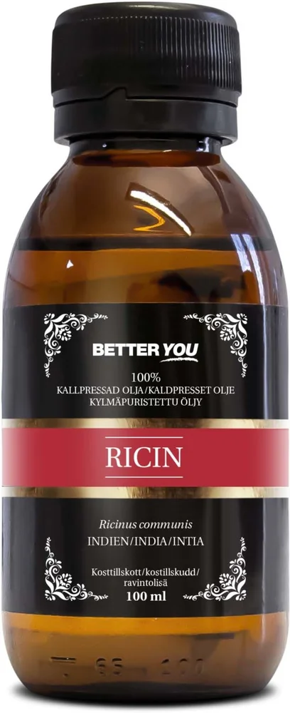 Better You EKO Kallpressad Ricinolja 100 ml v:3499607