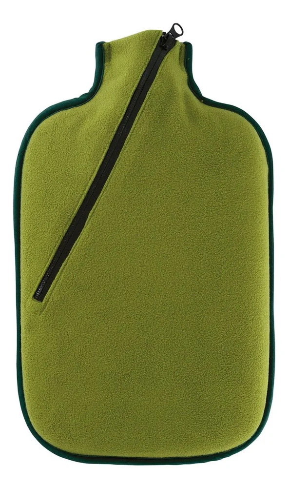 Sipacare Varmeflaske Øko med Softshell Trekk Grønn 2 l. - 1 stk. v:8630636