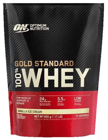 ON 100% Whey GOLD Standard Whey Vanilla Ice Cream 450g v:4145609 ON 100% Whey GOLD Standard Whey Vanilla Ice Cream 450g v:4145609
