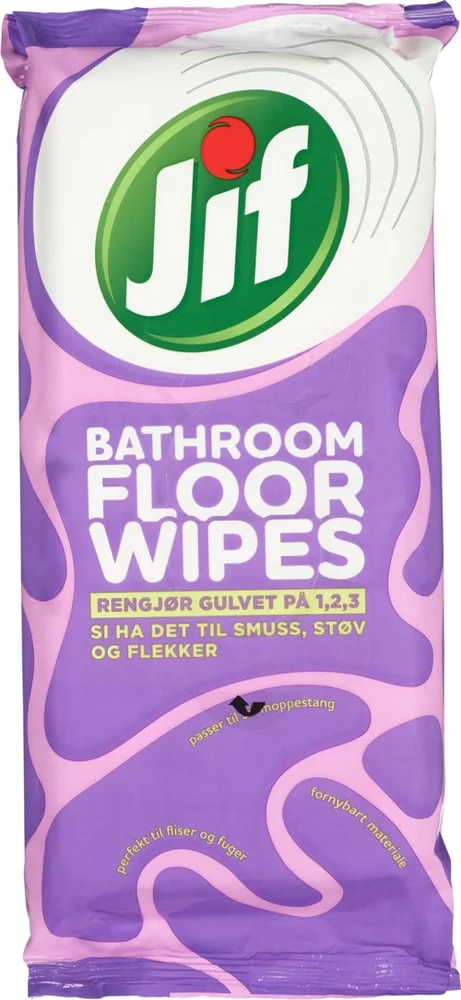 Jif Bathroom Floor Wipe 15 stk v:2814087