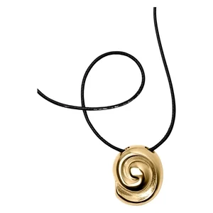 Muli Collection Swirl Necklace Gold v:1501441