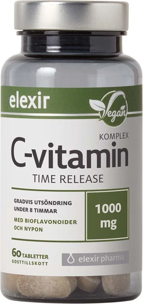 Elexir Pharma C-Vitamin Time release 60 stk v:6028024