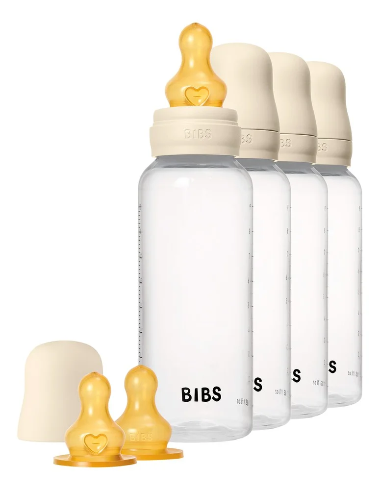 BIBS Baby Bottle Round Latex 270 ml Ivory – 4 stk. v:9719996 BIBS Baby Bottle Round Latex 270 ml Ivory – 4 stk. v:9719996
