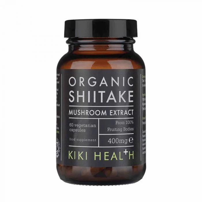 Kiki Health Organic Shiitake Extract 400mg 60 Kapsler v:4741252 Kiki Health Organic Shiitake Extract 400mg 60 Kapsler v:4741252