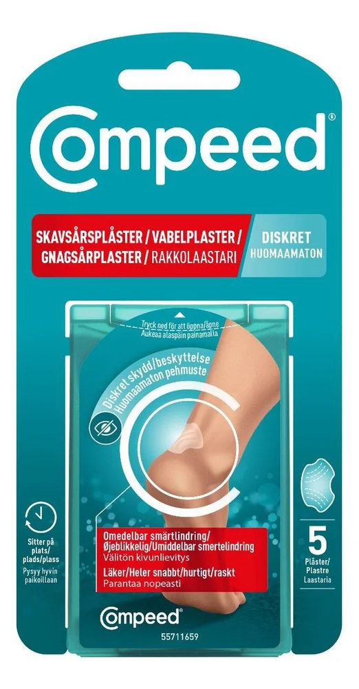 Gnagsårplaster Discreete – 5 stk. v:3938310 Gnagsårplaster Discreete – 5 stk. v:3938310