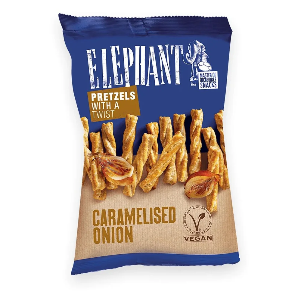 Elephant Pretzels Twisted Caramelized Onion – 80 g v:9496872