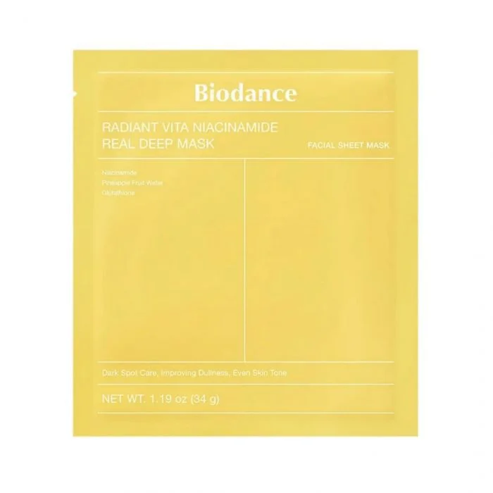Biodance Niacinamide Hydrogel Mask – fuktmaske med glød v:9036054 Biodance Niacinamide Hydrogel Mask – fuktmaske med glød v:9036054