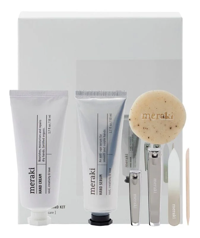 Meraki Gift box – hand cream + hand serum + soap + nail kit – 1 stk. v:1349260