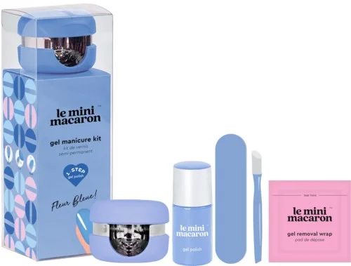 Le Mini Macaron Gel Manicure Kit Fleur Bleue v:1503344 Le Mini Macaron Gel Manicure Kit Fleur Bleue v:1503344