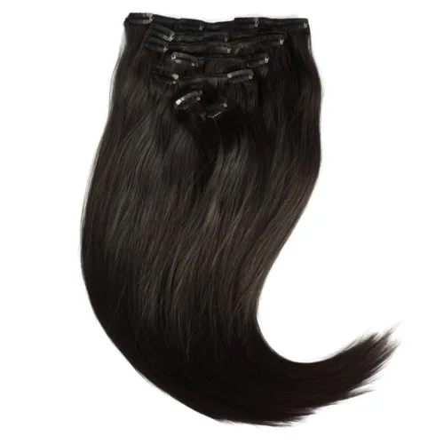 Rapunzel of Sweden Classic Clip-ins Straight / Medium Volume / 7 pieces 50 cm 1.2 Black Brown v:8931093 Rapunzel of Sweden Classic Clip-ins Straight / Medium Volume / 7 pieces 50 cm 1.2 Black Brown v:8931093