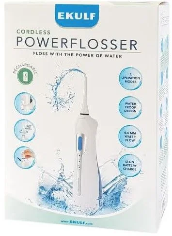 Ekulf Cordless Powerflosser Munndusj v:7679160 Ekulf Cordless Powerflosser Munndusj v:7679160
