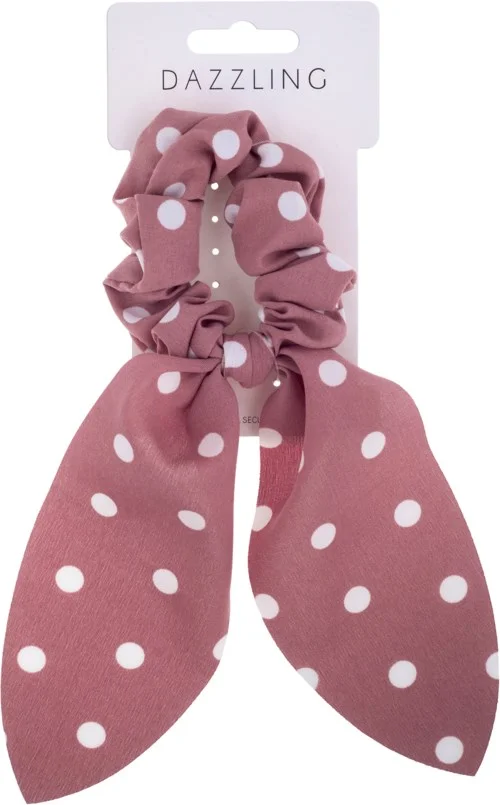 Dazzling Autumn Collection Schrunchie Tail Light Pink v:9311378