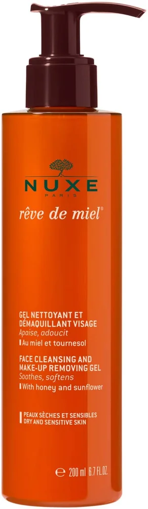 Nuxe rêve de miel Face Cleansing and Make-Up Removing Gel 200 ml v:9868595