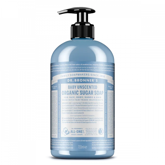 Dr. Bronner’s Pump Soap Baby-Mild – økologisk såpe uten parfyme v:4237771