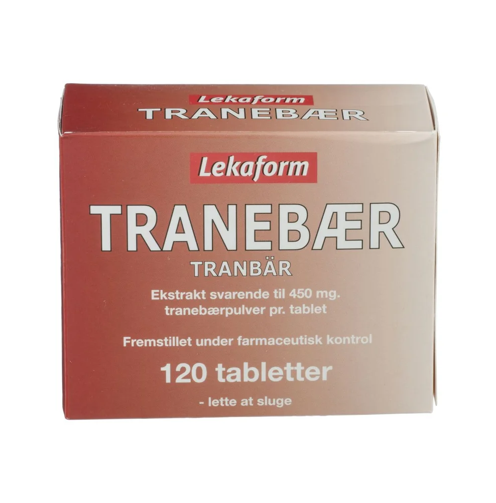 Lekaform Tranebær – 120 stk v:9347385 Lekaform Tranebær – 120 stk v:9347385