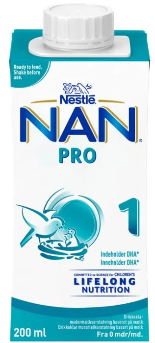 NAN PRO 1 Fra 0 Mnd Drikkeklar 200ml v:5241380