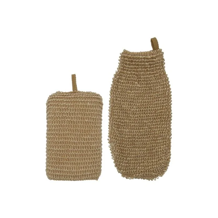 Meraki Sponge and exfoliating glove Jute nature 1 sett | eksfoliering v:8514988 Meraki Sponge and exfoliating glove Jute nature 1 sett | eksfoliering v:8514988