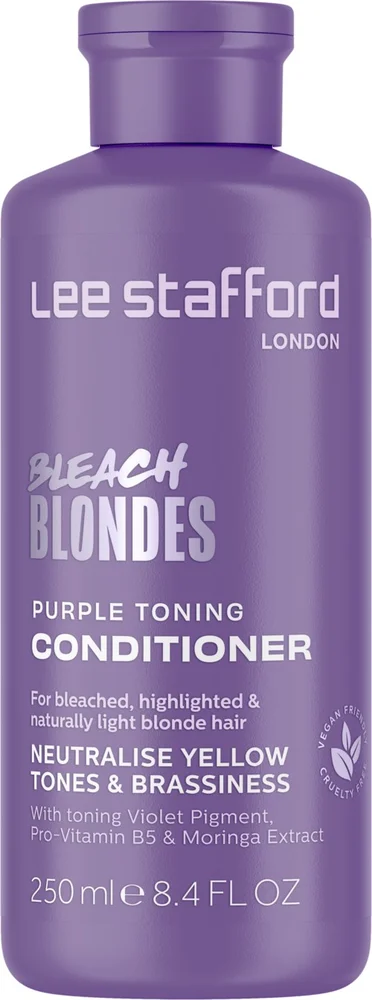 Lee Stafford Purple Toning Bleach Blondes Purple Toning Conditioner 250 ml v:3174887