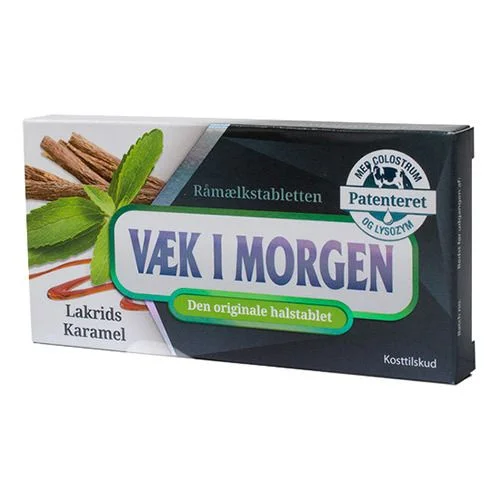 Vekk i Morgen Lakris & Karamell – 20 tab v:9806074 Vekk i Morgen Lakris & Karamell – 20 tab v:9806074
