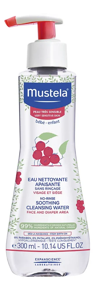 Mustela No Rinse Soothing Cleansing Water - 300 ml. v:7061090