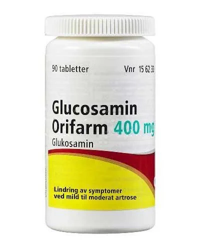 Glucosamin Orifarm 400 mg tabletter 90 stk v:8687679