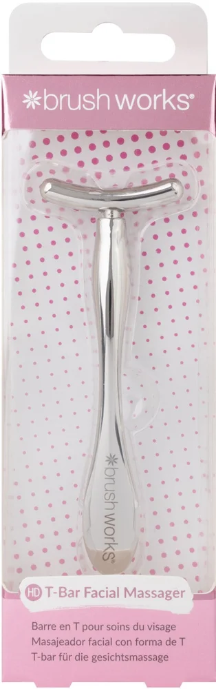 Brushworks Zinc T-Bar Facial Massager v:2093713