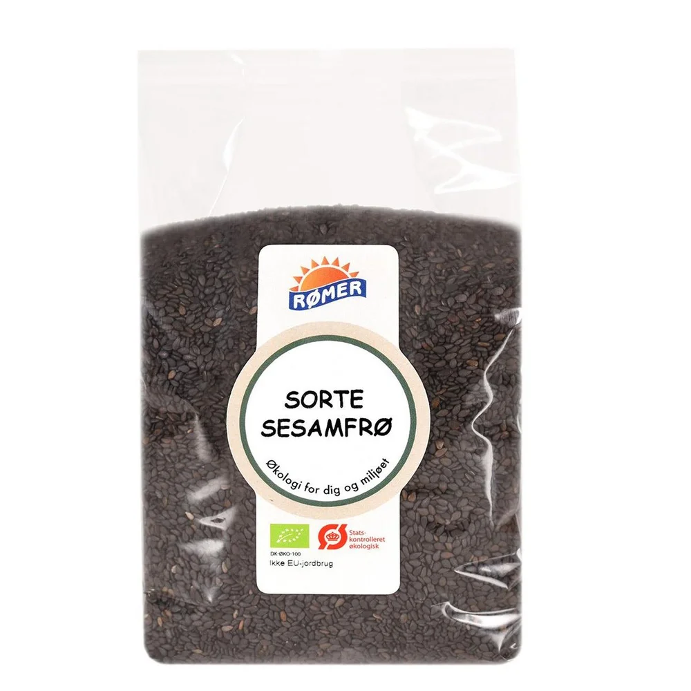 Rømer Sorte Sesamfrø Ø – 500 g v:7859569 Rømer Sorte Sesamfrø Ø – 500 g v:7859569