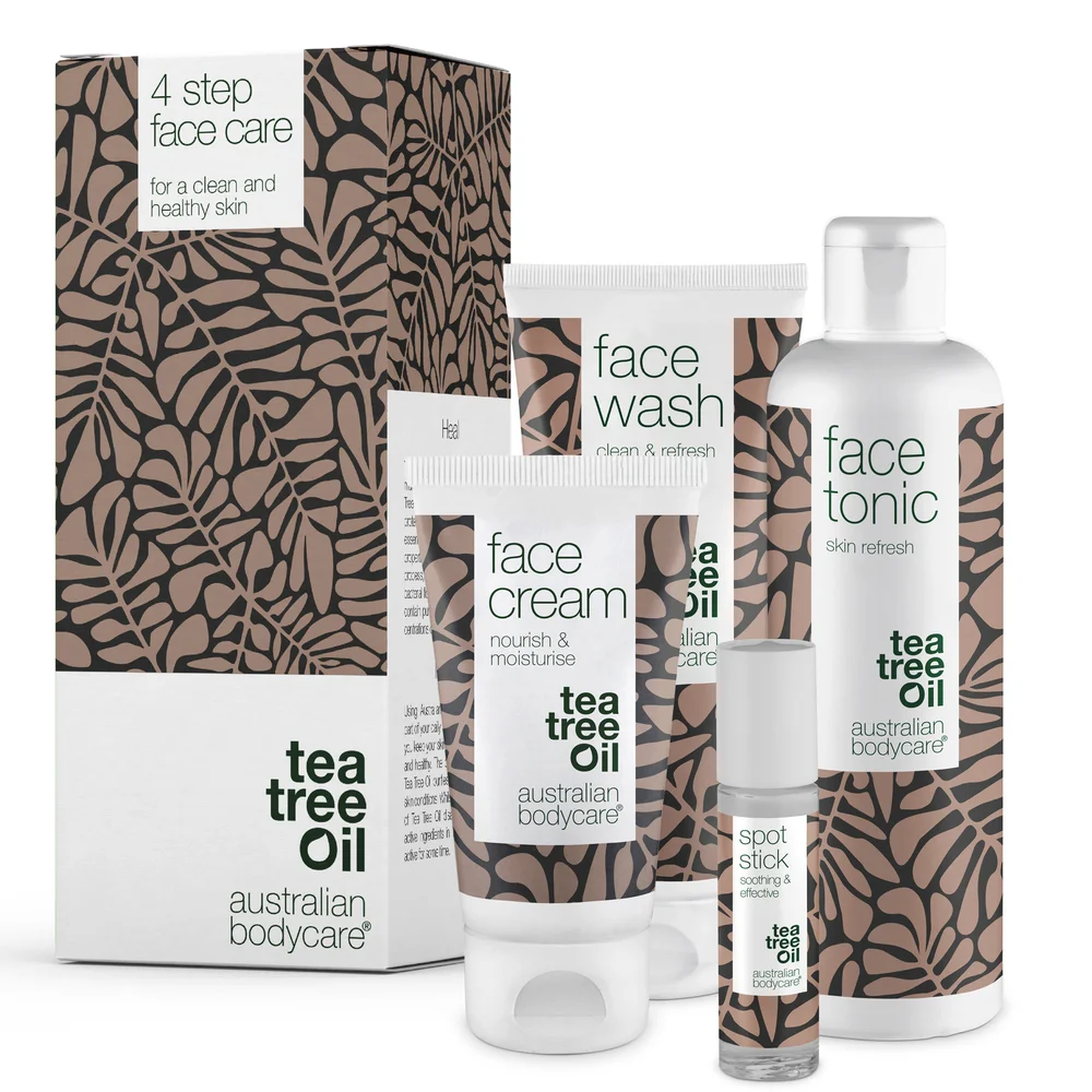 4-Step Face Care Kit For Blackheads, Pimples And Blemishes 250 ml - Australian Bodycare v:5148781