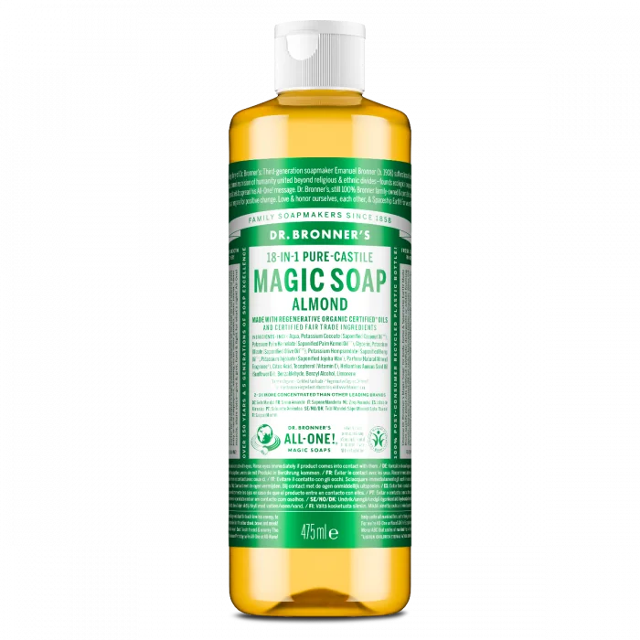 Dr. Bronner’s Magic Soap Almond flytende såpe v:9017583