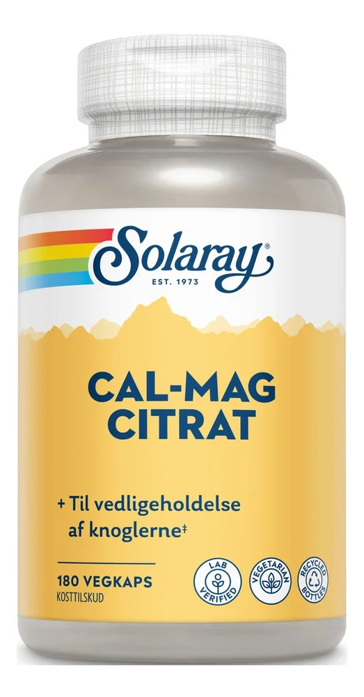 Solaray Cal-Mag Citrat – 180 kaps. v:1399141