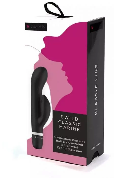 B Swish Bwild Classic Marine Black rabbitvibrator 1 stk v:3097074