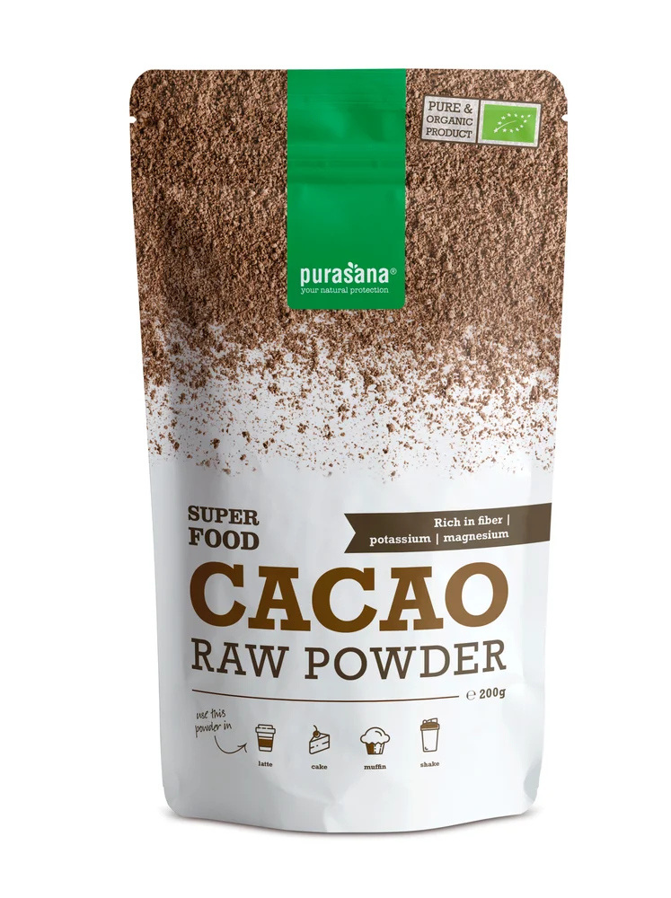 Purasana Cacao Powder 200g – Naturlig kakaopulver v:8978118