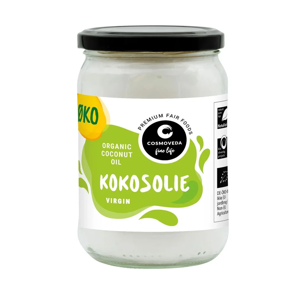 Cosmoveda jomfru kokosolje Ø – 550 ml. v:2609958 Cosmoveda jomfru kokosolje Ø – 550 ml. v:2609958