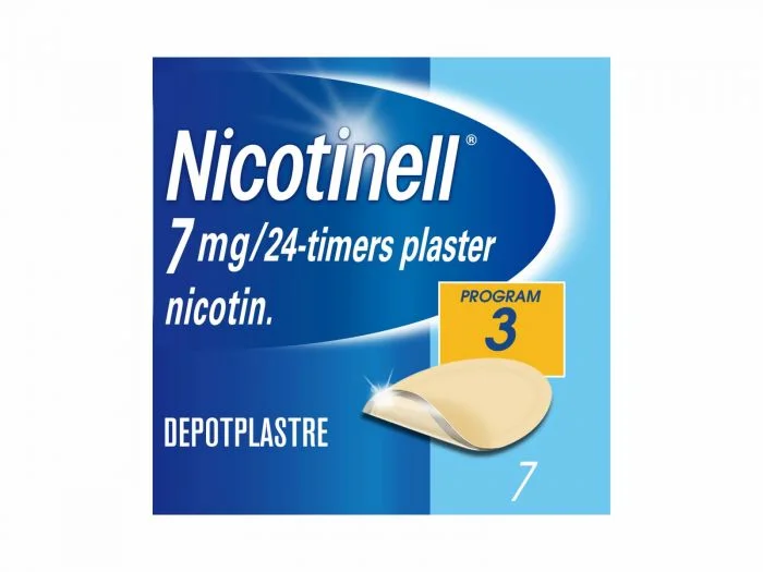 Nicotinell 7 mg/24 timer depotplaster 7 stk v:3971134 Nicotinell 7 mg/24 timer depotplaster 7 stk v:3971134