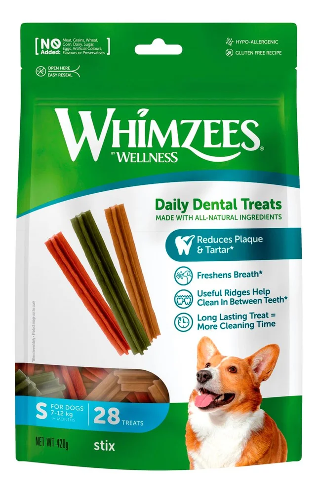 Whimzees Dental Stix S, 28 stk. (420 g) v:5774964 Whimzees Dental Stix S, 28 stk. (420 g) v:5774964