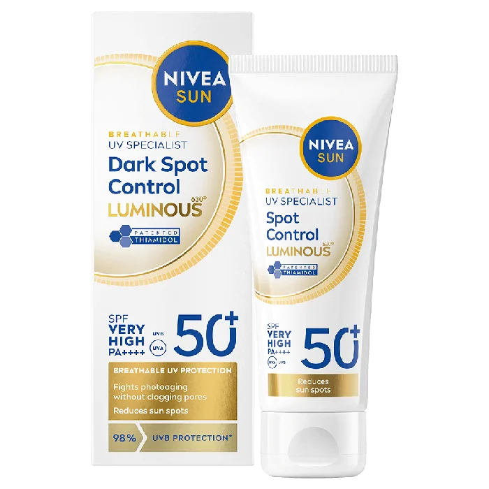 NIVEA Sun UV Face Luminous 630 Dark Spot Control SPF50 | Dagkrem med solfaktor v:6897425 NIVEA Sun UV Face Luminous 630 Dark Spot Control SPF50 | Dagkrem med solfaktor v:6897425