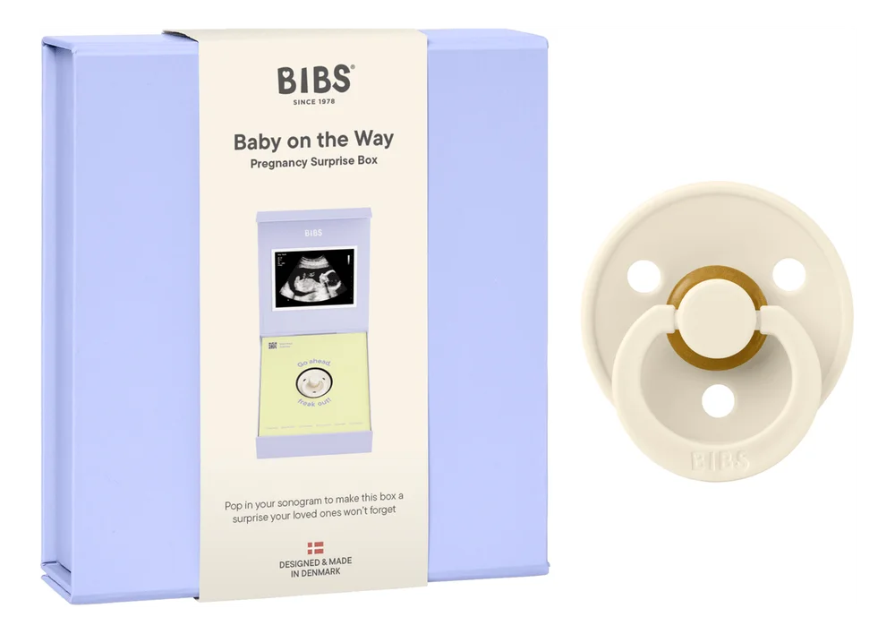 BIBS Gift Set Baby on the Way Latex Size 1 Ivory – 1 stk. v:1703024 BIBS Gift Set Baby on the Way Latex Size 1 Ivory – 1 stk. v:1703024