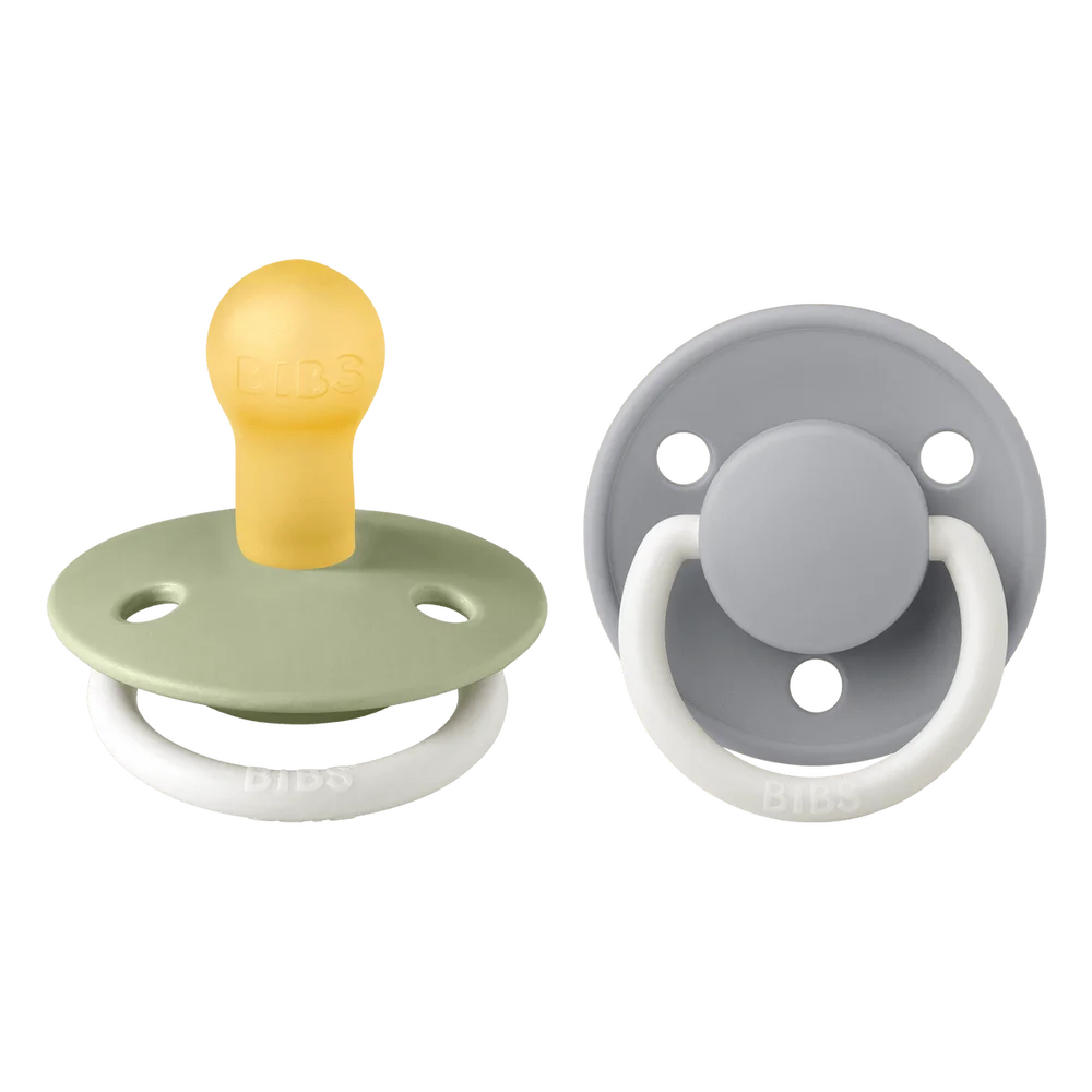 BIBS De Lux GLOW Latex Sage/Cloud 2 pak – Flere størrelser v:8492693 BIBS De Lux GLOW Latex Sage/Cloud 2 pak – Flere størrelser v:8492693