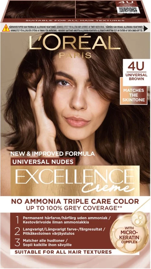 Loreal Paris Excellence Creme Universal Nudes 4U Universal Brown v:7152454