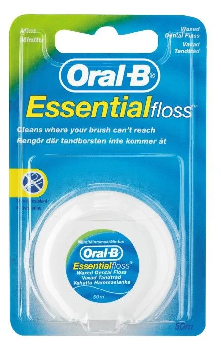 Oral-B Essential Floss vokset tanntråd 50 m v:5419072 Oral-B Essential Floss vokset tanntråd 50 m v:5419072