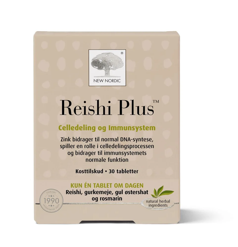 New Nordic Reishi Plus – 30 tabl. v:7099477 New Nordic Reishi Plus – 30 tabl. v:7099477