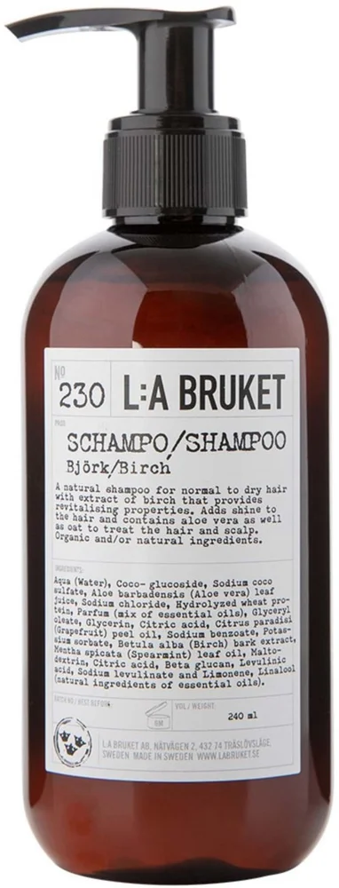 L:a Bruket 230 Shampoo Birch 240 ml v:7296199 L:a Bruket 230 Shampoo Birch 240 ml v:7296199