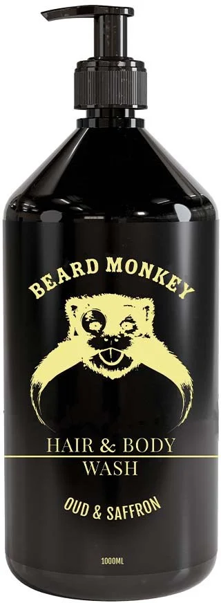 Beard Monkey Hair & Body Oud & Saffron 1000 ml v:6125004